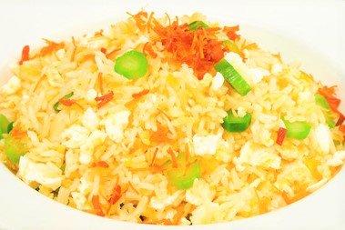 Order Dried Scallops and Egg White Fried Rice 瑤柱蛋白炒飯 food online from Pop Kitchen store, Daly City on bringmethat.com