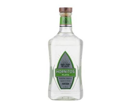 Order Hornitos Plata, 750mL tequila (40.0% ABV) food online from Cold Spring Liquor store, Liberty Hill on bringmethat.com