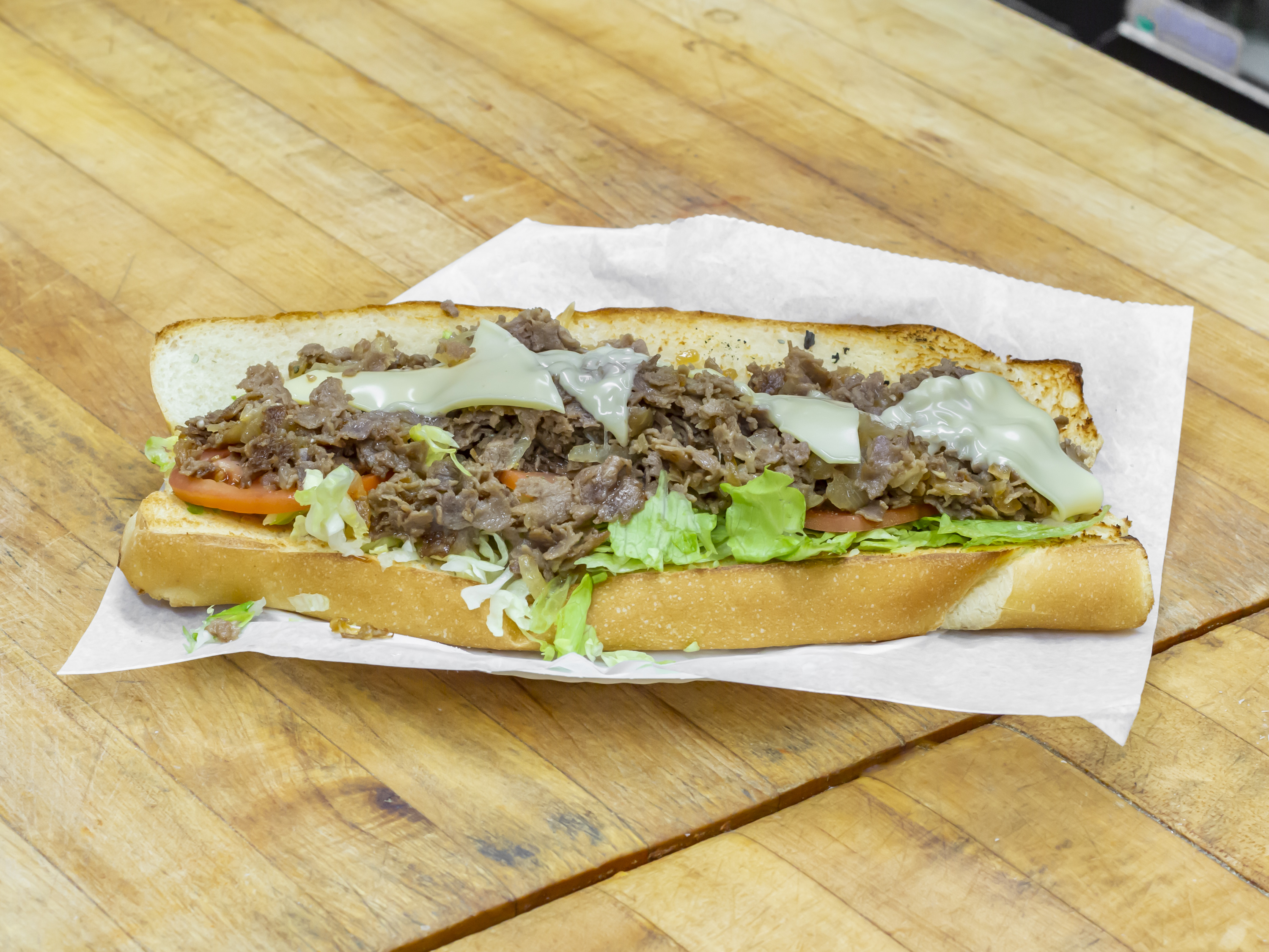 Order Philly Steak and Cheese Sub food online from Vito's Pizza store, Hampton on bringmethat.com