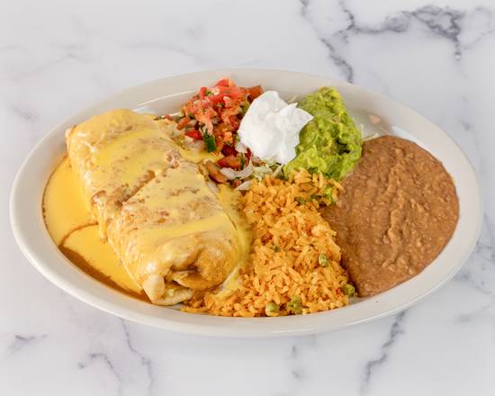 Order Chimichanga food online from Taqueria Mexico store, Killeen on bringmethat.com