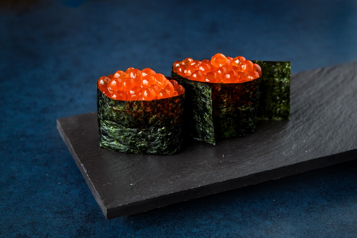 Order *IKURA NIGIRI food online from Blue Sushi Sake Grill store, Lincoln on bringmethat.com