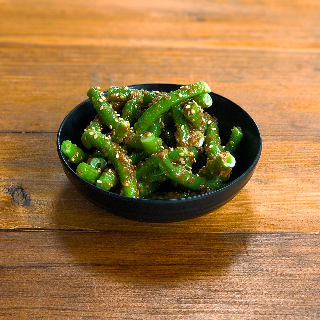 Order Sweet Sesame Green Beans food online from Jin Ramen store, New York on bringmethat.com