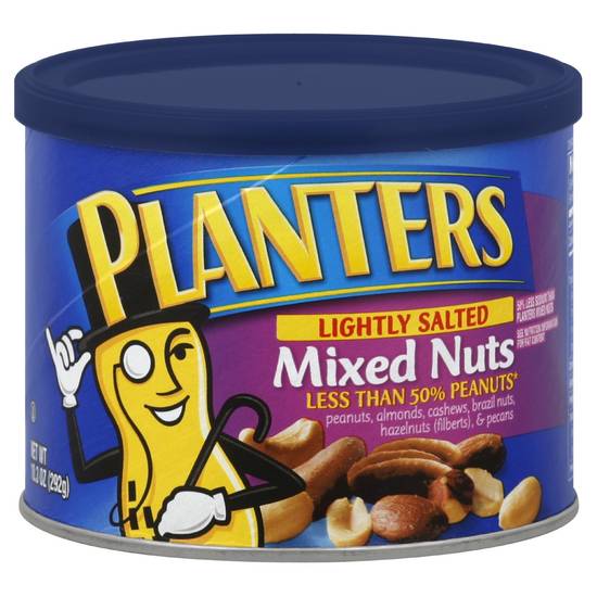 Order Planters Lightly Salted Mixed Nuts (10.3 oz) food online from Rite Aid store, Yamhill County on bringmethat.com