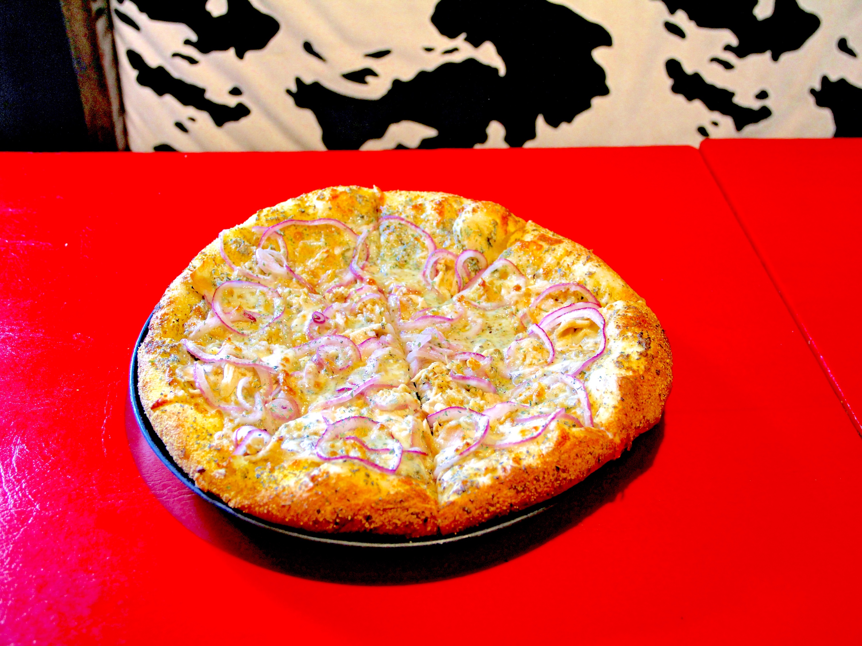 Order Pope Сhicken Alfredo food online from Cross Eyed Cow Pizza store, Oro Grande on bringmethat.com