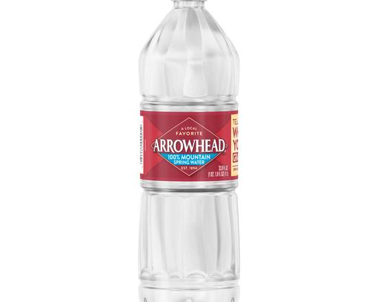 Order Arrowhead Mountain Spring Water 1 Liter food online from Extra Mile 2008 store, Oceanside on bringmethat.com