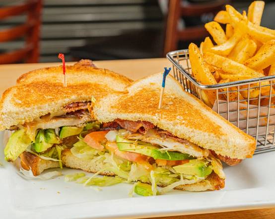 Order Chicken Club Sandwich food online from Dodies New Orleans Seafood Cafe store, Dallas on bringmethat.com