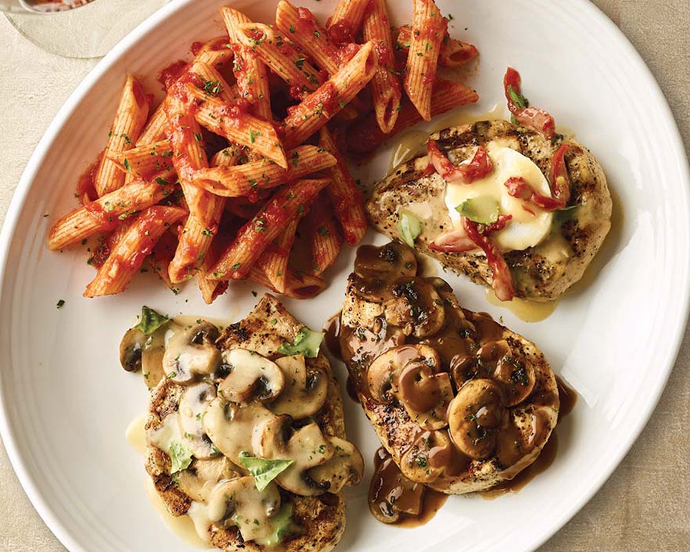 Order Chicken Trio food online from Carrabba Italian Grill store, Fayetteville on bringmethat.com