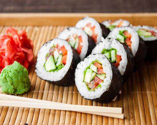 Order Futo Maki without Egg food online from Rice Bar store, Washington on bringmethat.com