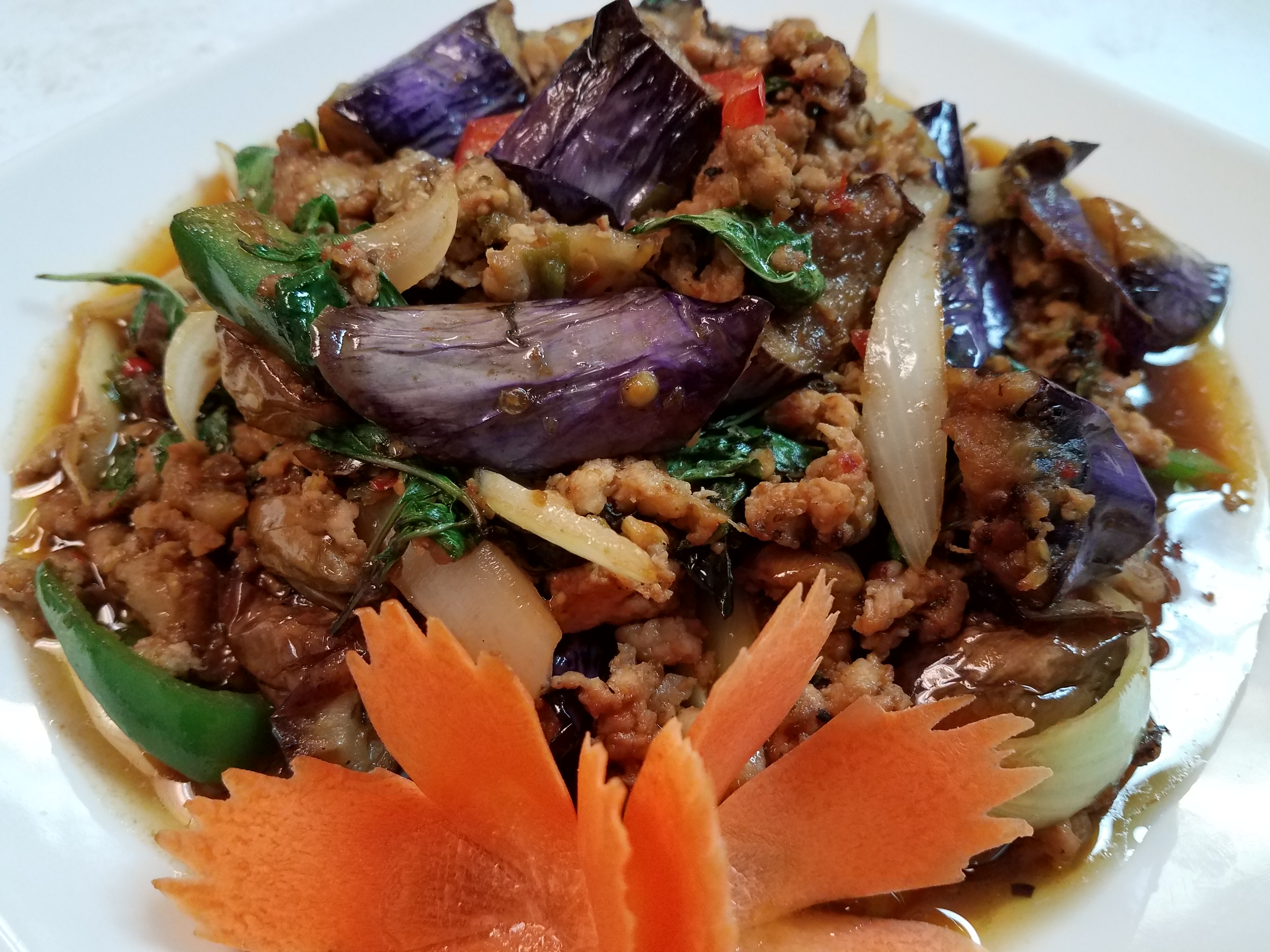 Order Tasty Eggplant food online from Thai Sushi House store, Fishers on bringmethat.com