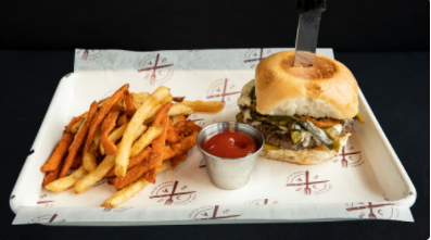 Order Green Chile Cheeseburger* food online from 360-Restaurant store, Austin on bringmethat.com