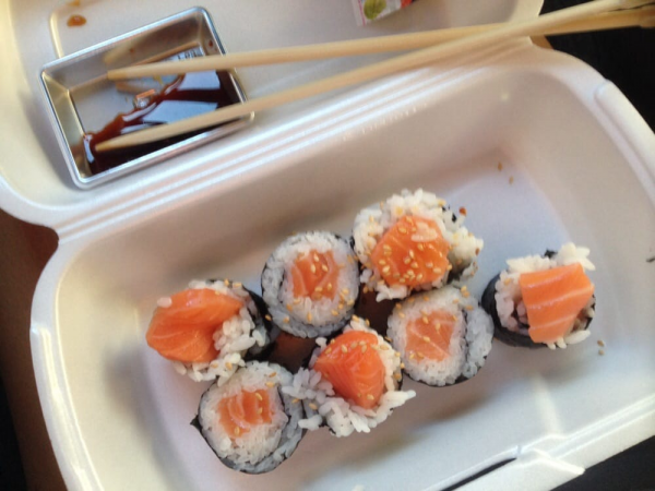 Order Salmon Cut Roll food online from Ocean sushi store, Glendale on bringmethat.com