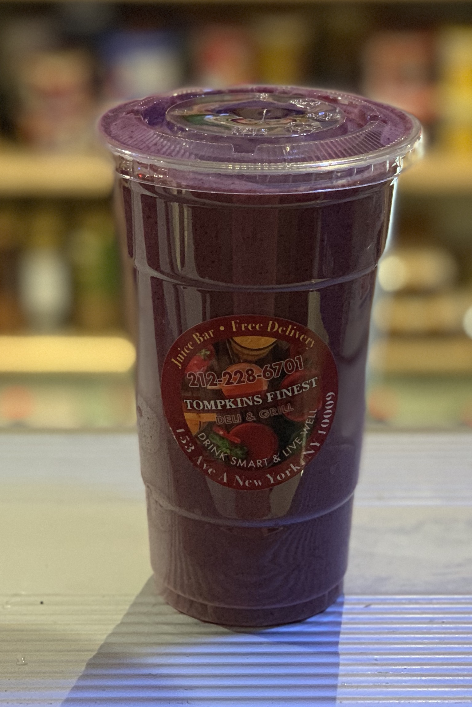 Order 17. Verry Berry Smoothie food online from Tompkins finest deli store, New York on bringmethat.com