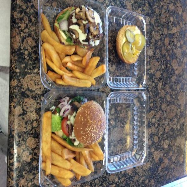 Order Mushroom Burger food online from Old Sicily Pizza store, North Hollywood on bringmethat.com