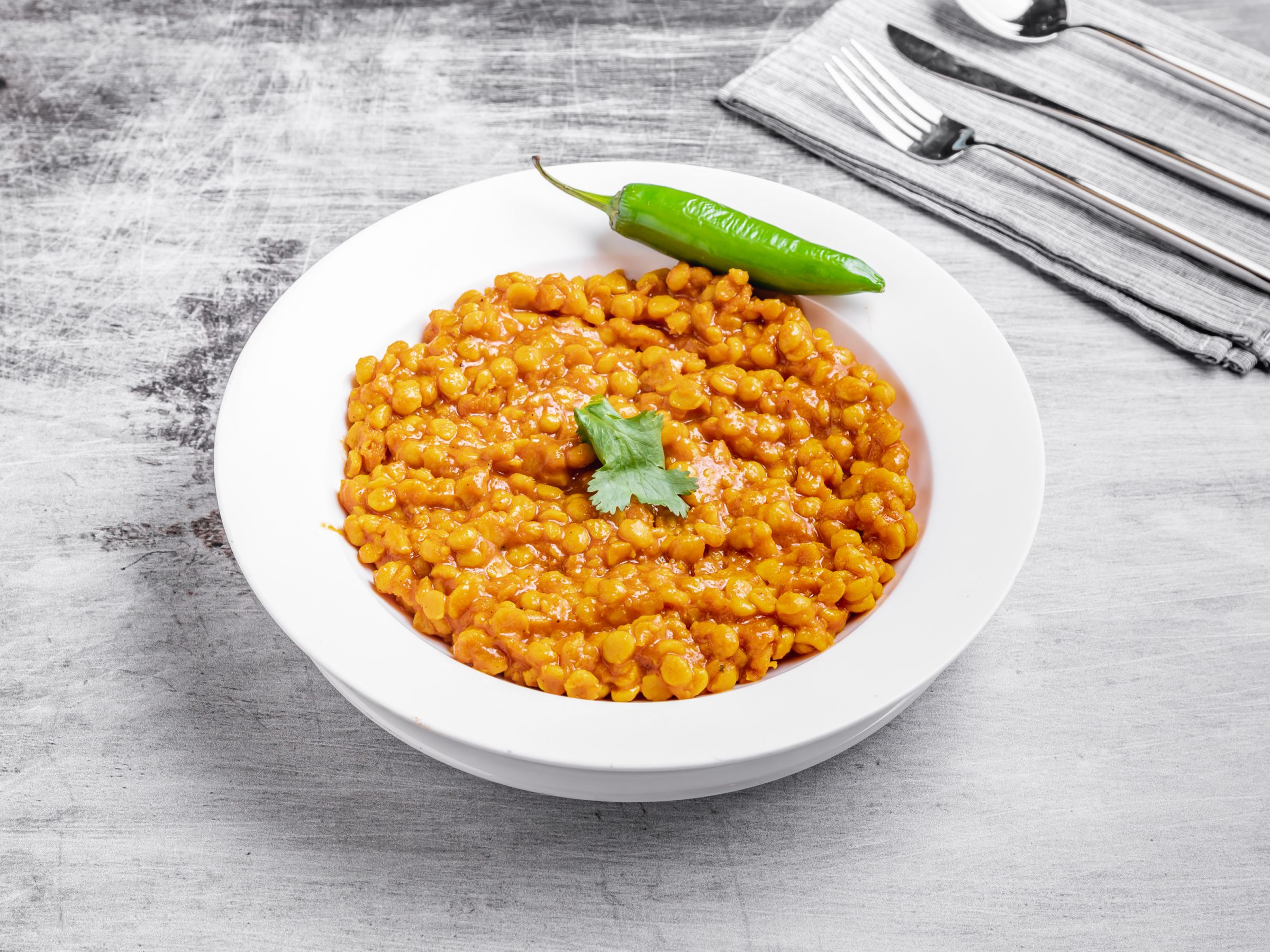 Order Chana Dal Curry food online from Famous Kabab Cuisine store, Westfield on bringmethat.com