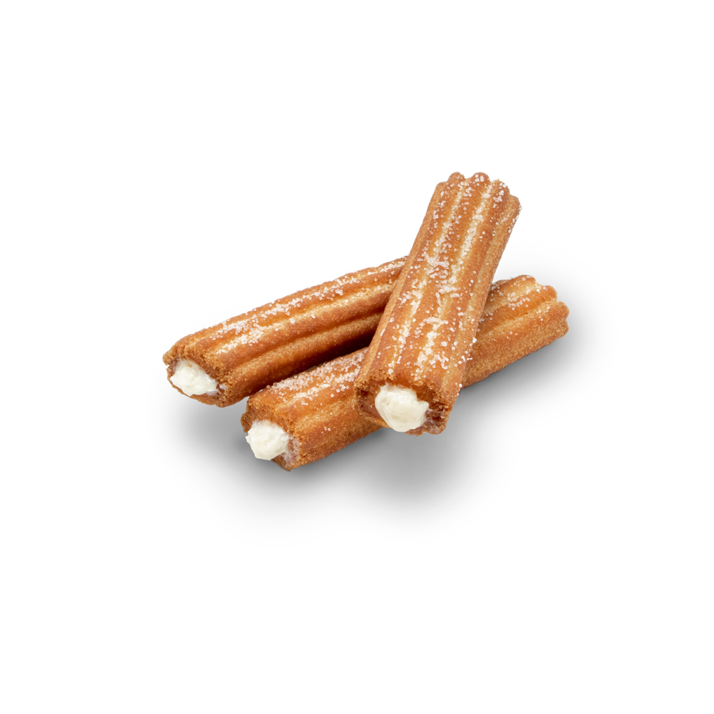 Order Creme-Filled Churros 3 Pack food online from Jimboy Tacos store, Fort Worth on bringmethat.com
