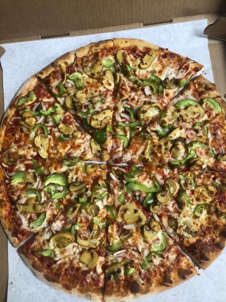 Order Veggie Pizza - Small 12'' food online from Phillip's Roast Beef & Pizza store, Rowley on bringmethat.com
