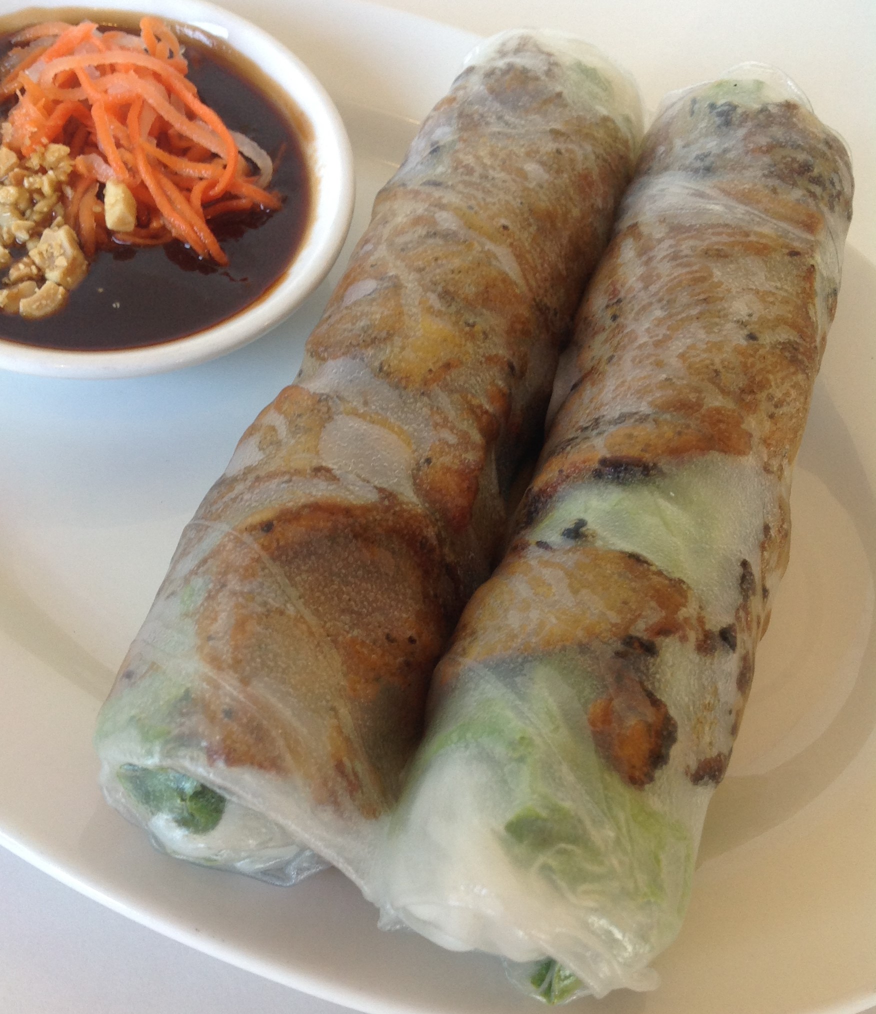 Order A08. Spring Rolls with BBQ food online from Pho Daily store, Long Beach on bringmethat.com