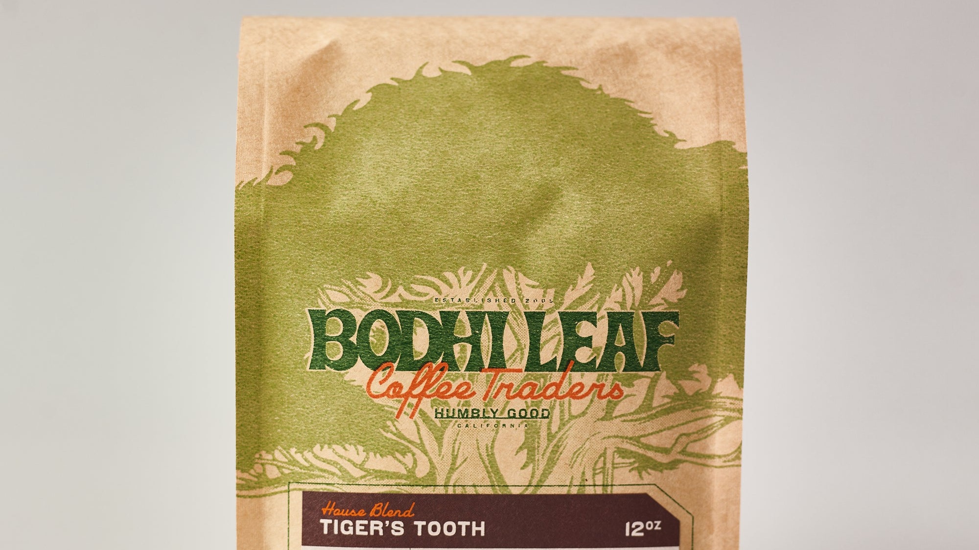 Order Tiger's Tooth Espresso - 12oz Bag food online from Bodhi Leaf Coffee Traders store, Newhall on bringmethat.com