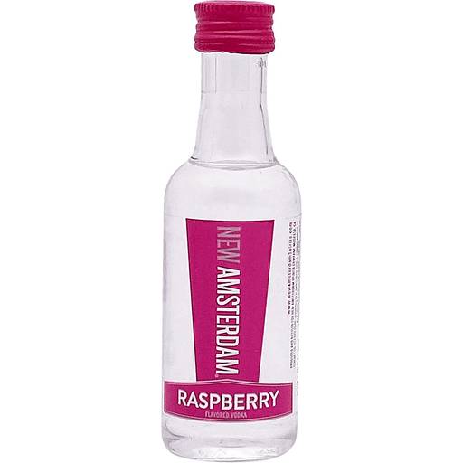 Order New Amsterdam Raspberry Vodka 50ml (50 ML) 119708 food online from Bevmo! store, BURLINGAME on bringmethat.com