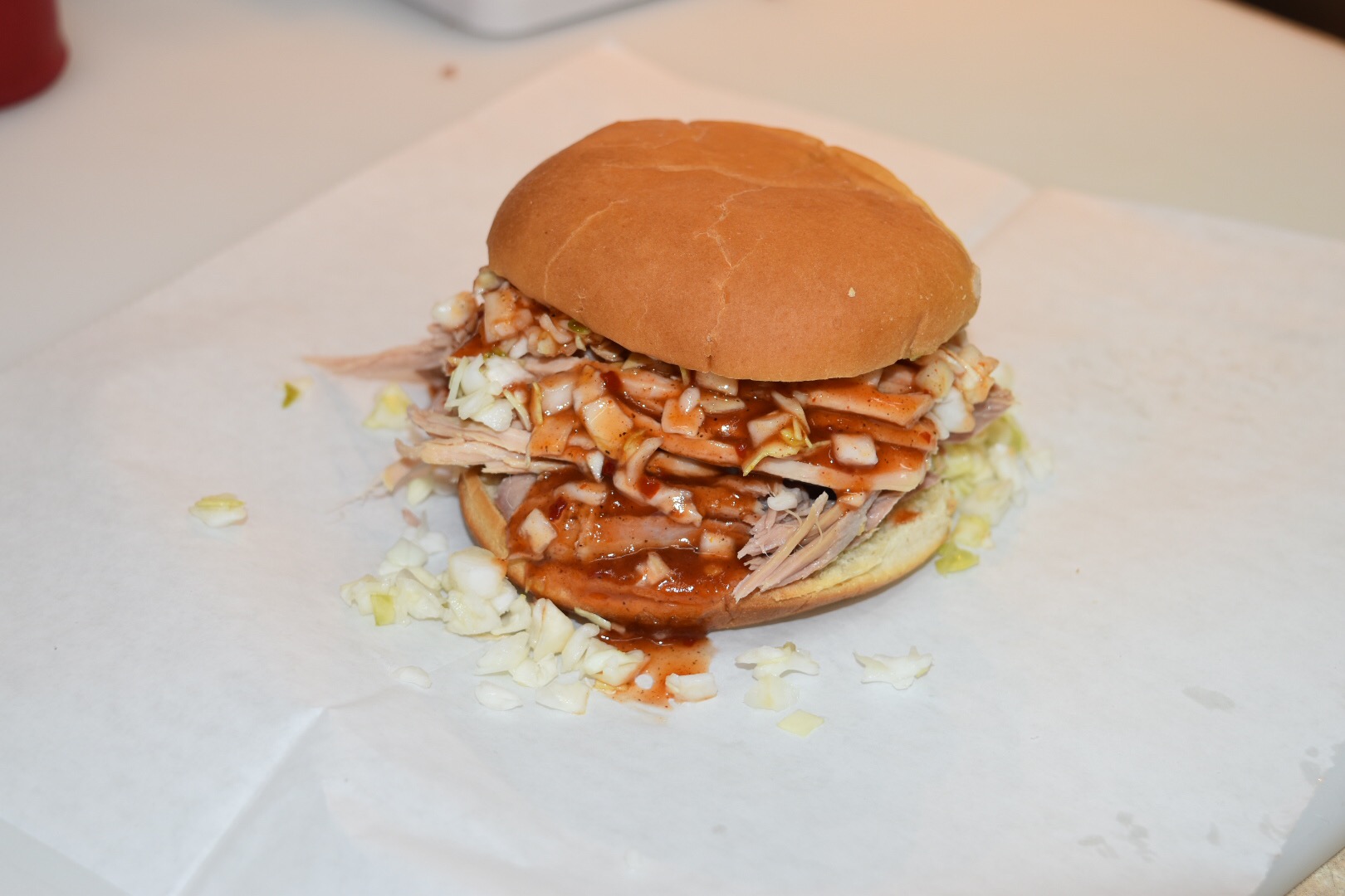 Order Regular BBQ Sandwich food online from Pighouse Bbq store, Jackson on bringmethat.com