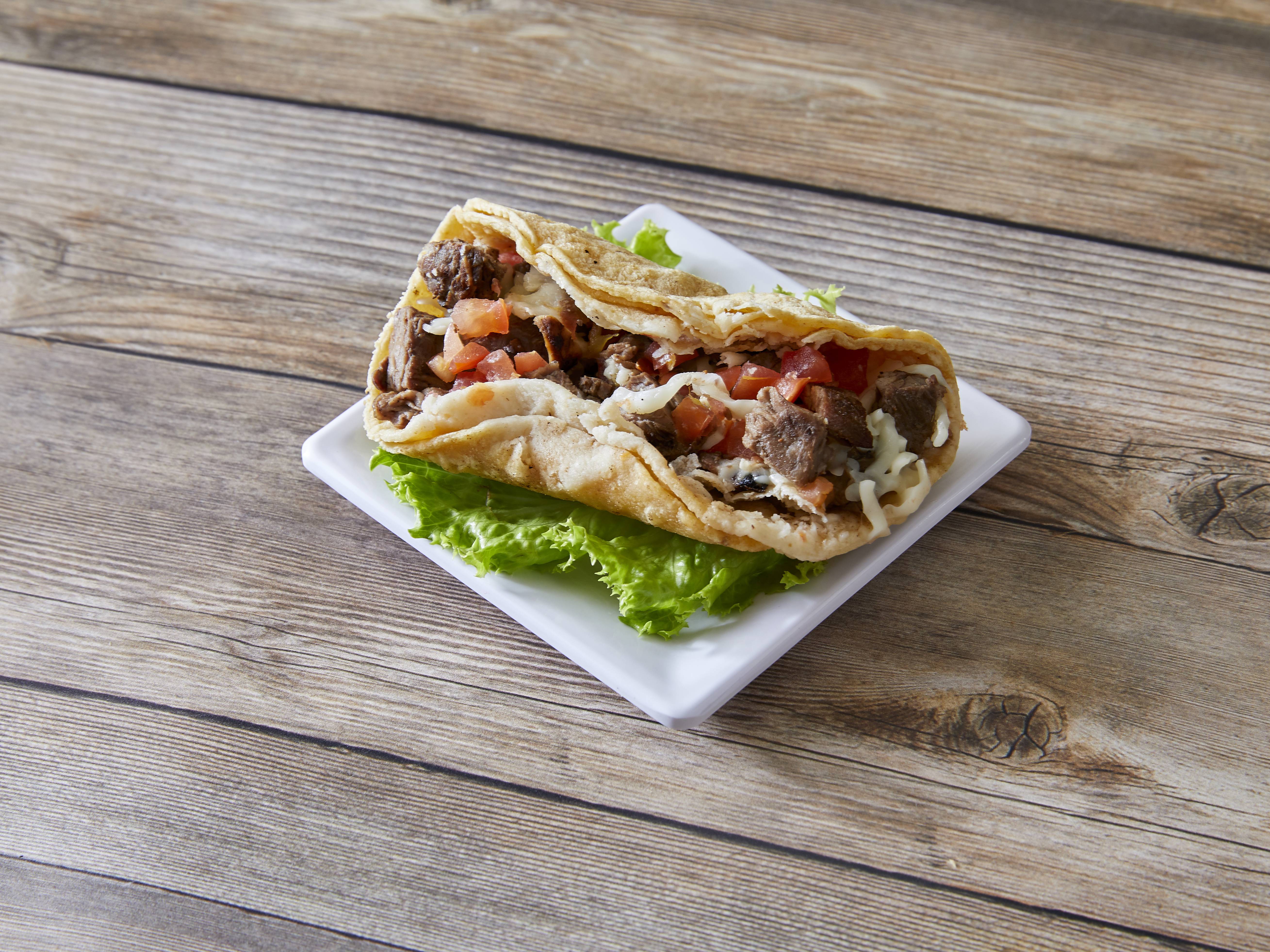 Order Steak Taco food online from Los Azares Mexican Grill store, Chicago on bringmethat.com