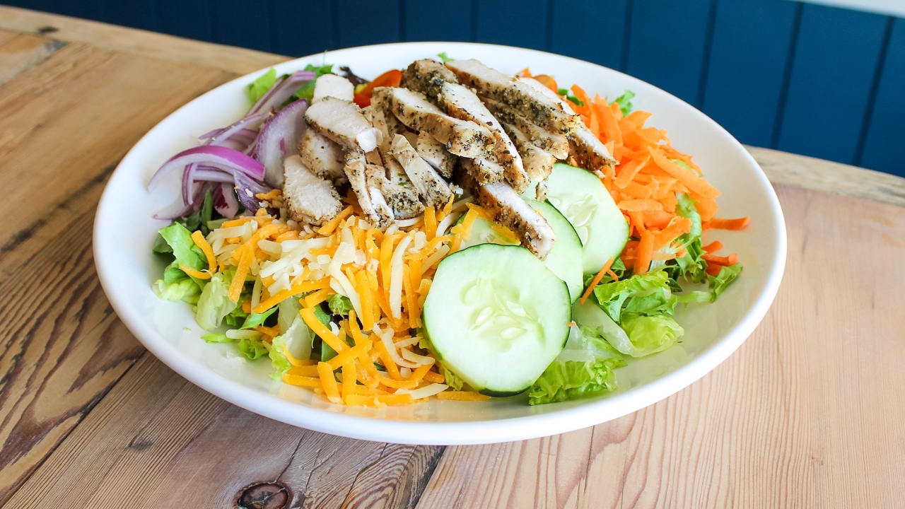 Order Grilled Chicken Salad food online from Spinners store, Albany on bringmethat.com