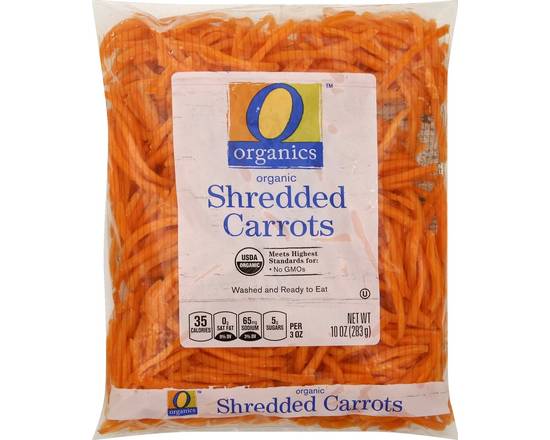 Order O Organics · Organic Shredded Carrots (10 oz) food online from Safeway store, Herndon on bringmethat.com