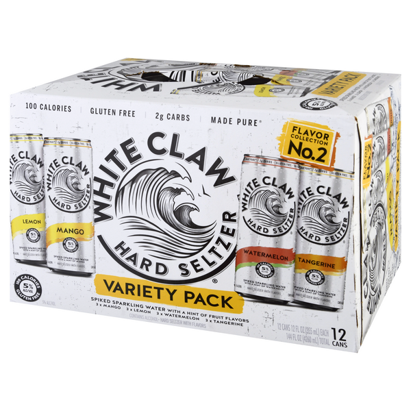 Order White Claw Hard Seltzer Variety Pack No. 2 12 Pack Cans food online from Mirage Wine & Liquor store, Palm Springs on bringmethat.com