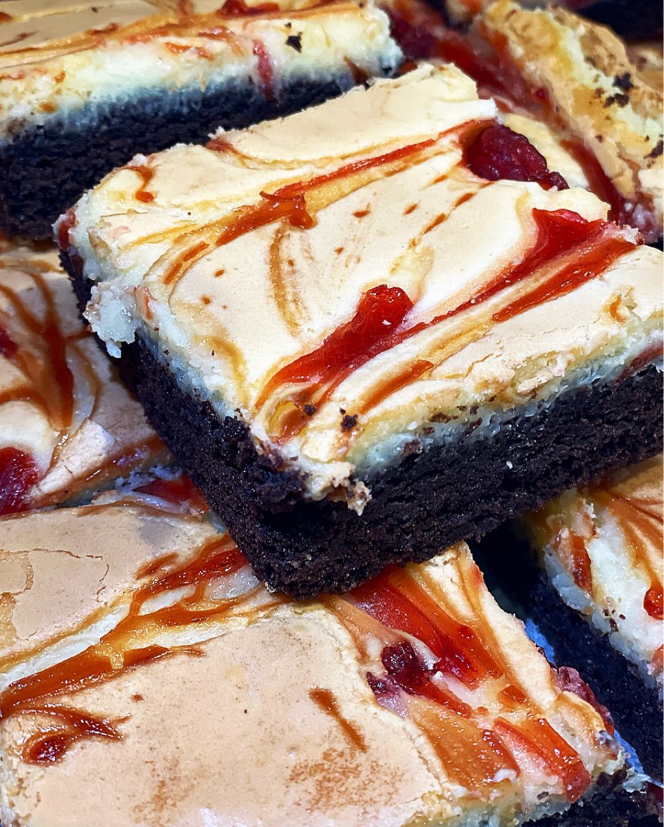 Order Cherry cheesecake brownie food online from Buttercup Bake Shop store, New York on bringmethat.com