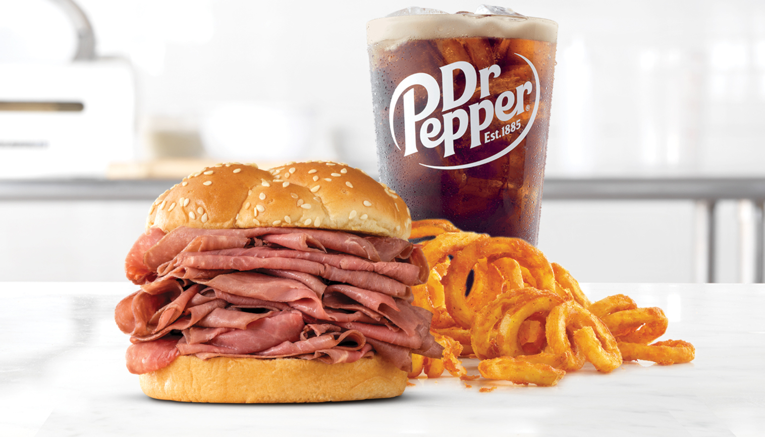 Order Double Roast Beef food online from Arby store, Akron on bringmethat.com