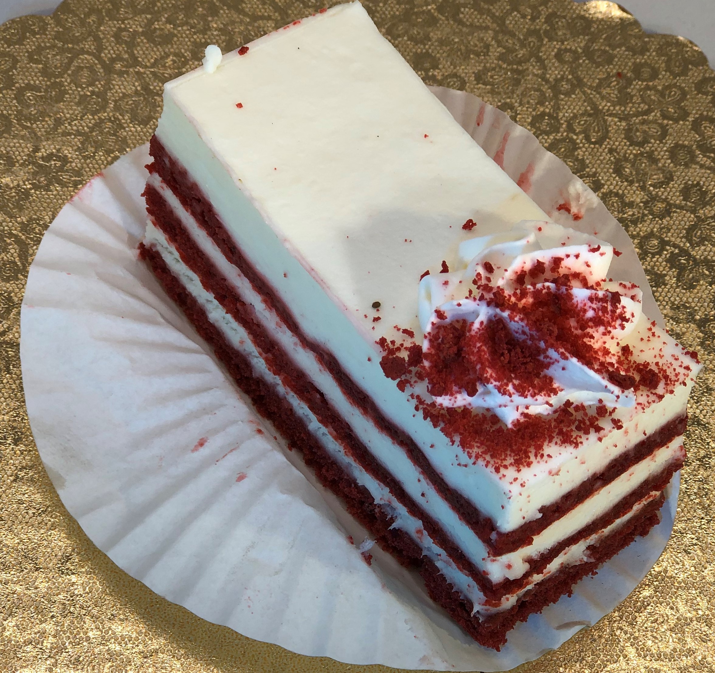 Order Red Velvet Cake Pastry food online from Palace Bakery store, Laguna Hills on bringmethat.com