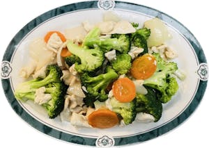Order 102. Broccoli Chicken food online from Lido Restaurant store, Oklahoma City on bringmethat.com