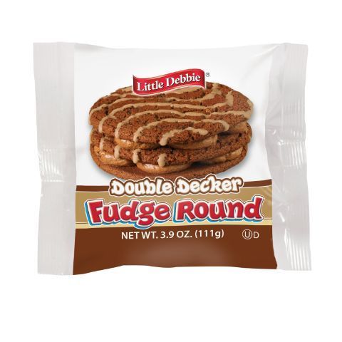 Order Little Debbie Double Decker Fudge Round 3.9oz food online from 7-Eleven store, Chicago on bringmethat.com