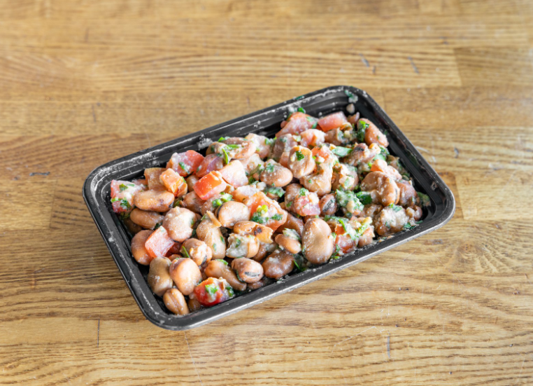 Order Fava Bean Salad food online from Vegan Stops store, Los Angeles on bringmethat.com