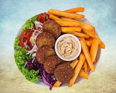 Order Funky Falafel Dinner   food online from Pita Pan store, Concord on bringmethat.com