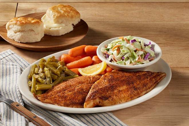 Order U.S. Farm-Raised Grilled Catfish food online from Cracker Barrel Old Country Store store, Merrillville on bringmethat.com