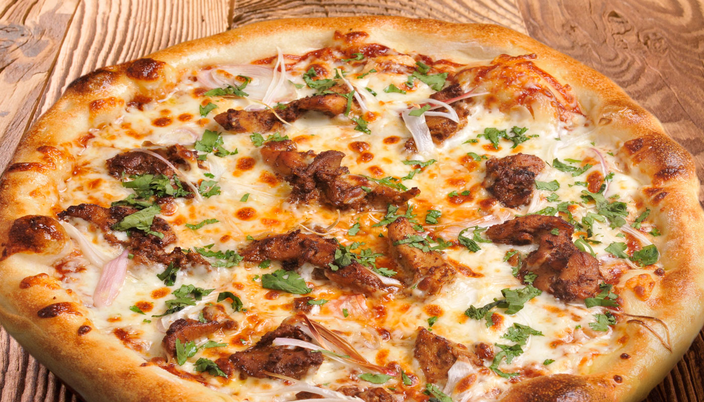 Order BBQ Chicken Pizza food online from Bistro Kabob store, Carlsbad on bringmethat.com