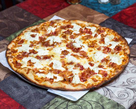 Order 16” Honey Bacon with Ricotta food online from Marco Pizzeria store, Branford on bringmethat.com