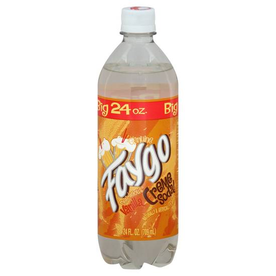 Order Faygo Creme Soda Vanilla (24 oz) food online from Rite Aid store, Delhi on bringmethat.com