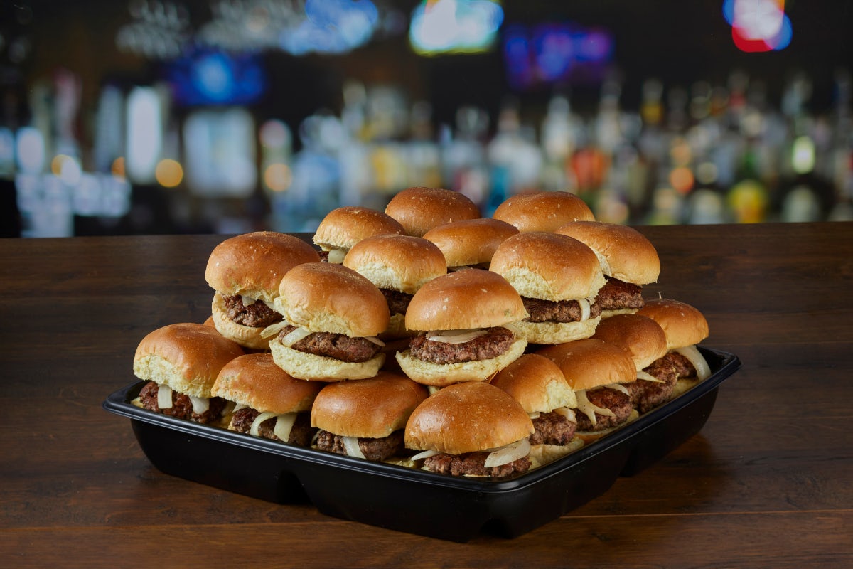 Order PARTY PLATTER 30 ALE HOUSE BURGERS food online from Miller'S Ale House store, Dawsonville on bringmethat.com