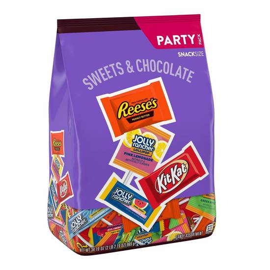 Order Reese's, Kit Kat And Jolly Rancher Sweets & Chocolate Assortment Snack Size Candy, 34.19 OZ food online from Cvs store, WEST COVINA on bringmethat.com