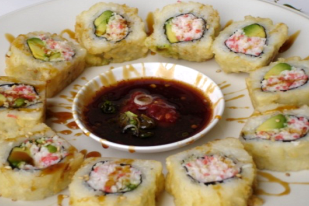 Order California Tempura Roll food online from Minato Sushi store, Lake Forest on bringmethat.com