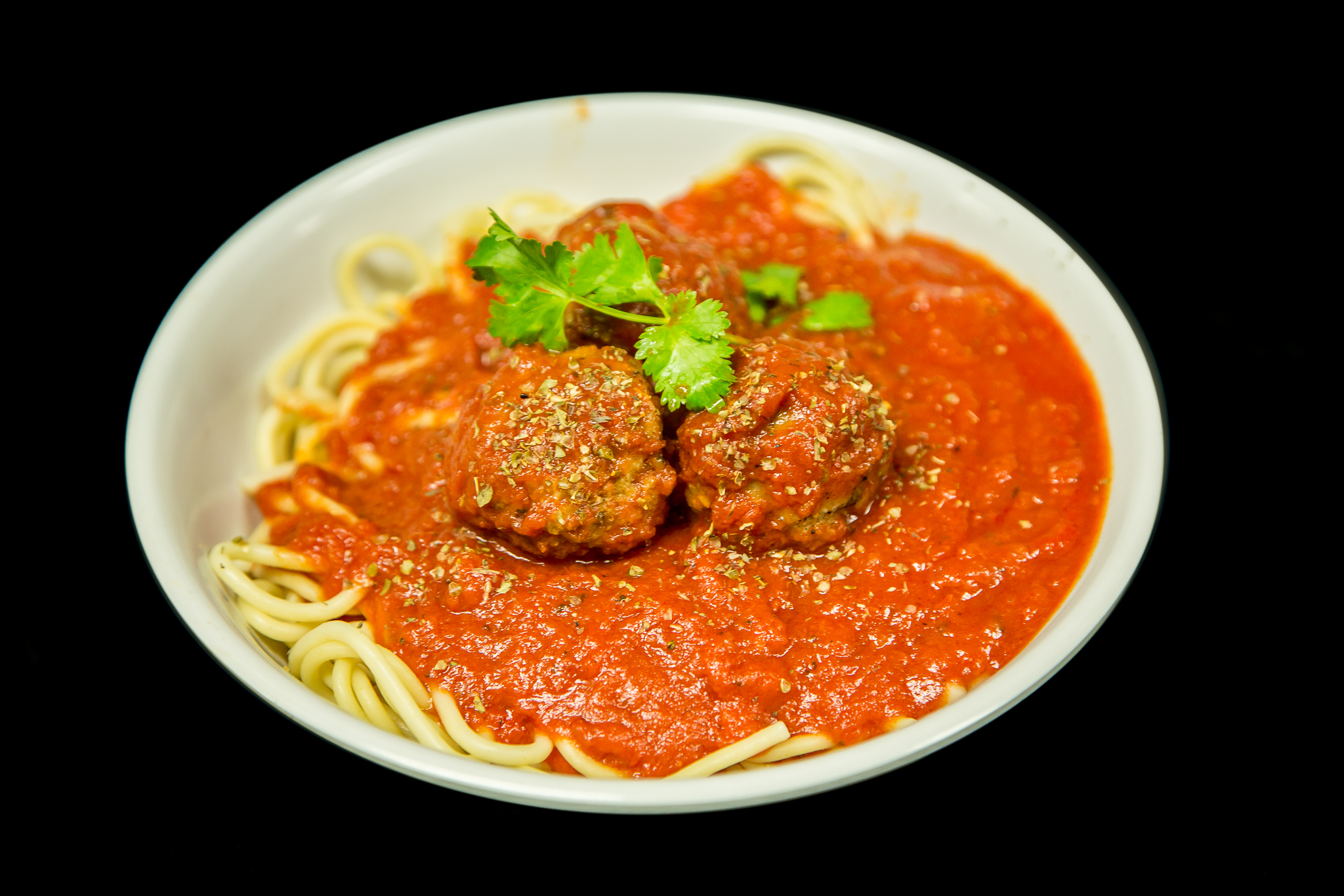 Order Spaghetti with Meatball Dinner food online from Ny Giant Pizza store, San Diego on bringmethat.com