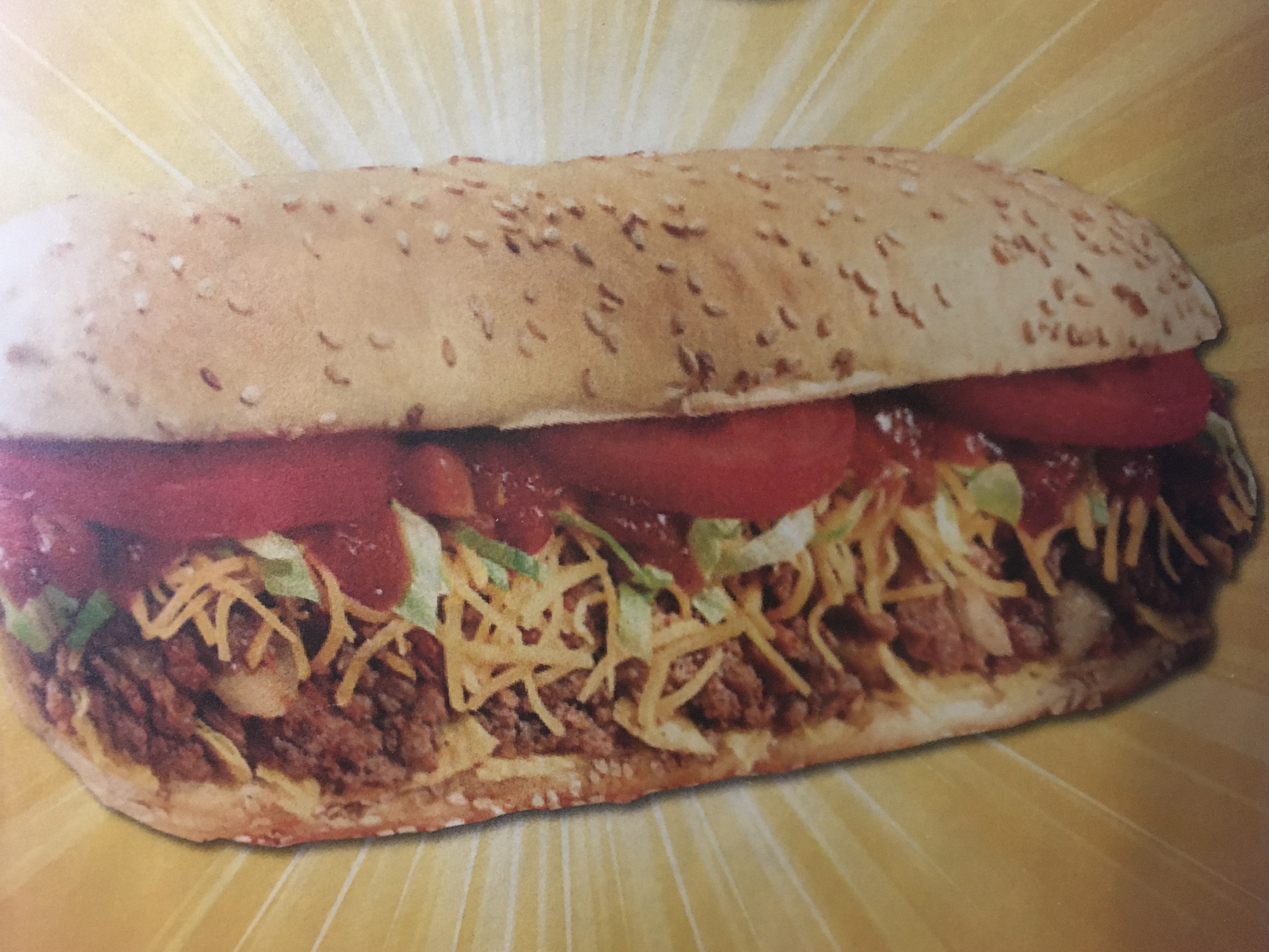 Order Beef Taco Burger Sub food online from Tubby's Grilled Submarines store, West Bloomfield on bringmethat.com