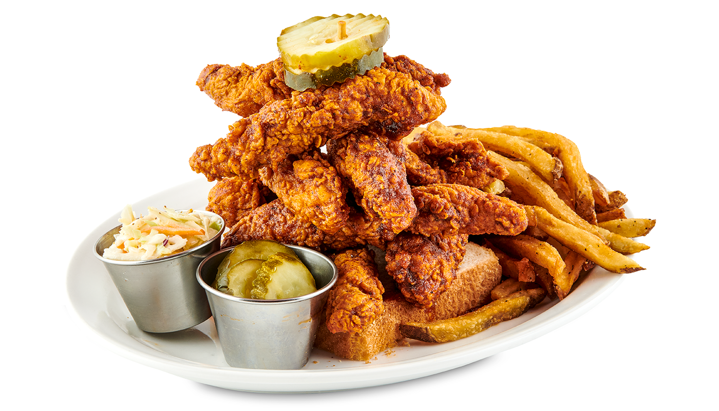 Order Nashville Hot Tenders food online from BoomerJack's Grill Plano store, Plano on bringmethat.com