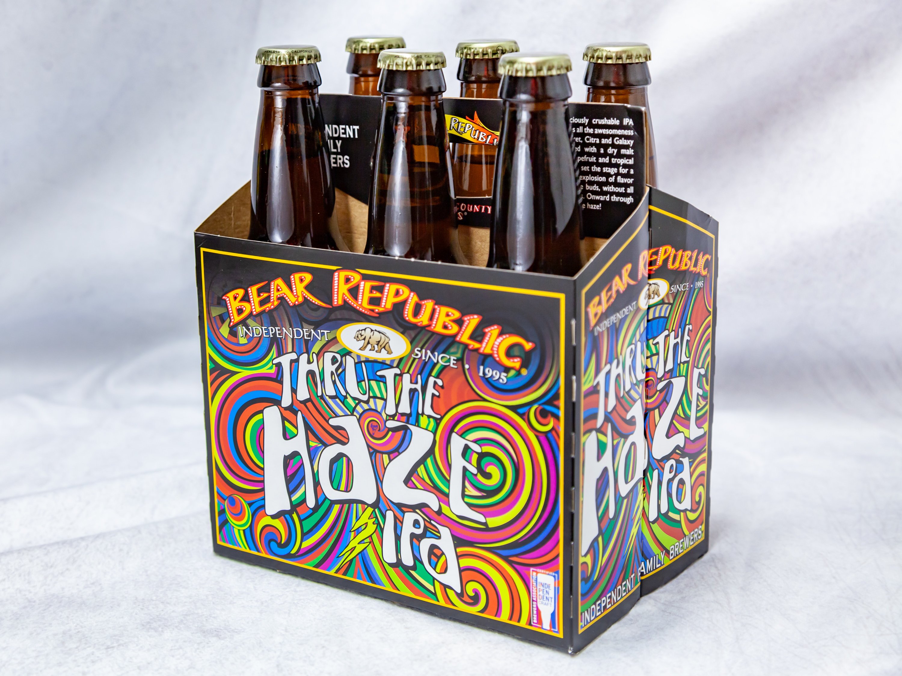 Order 6 Pack Bottle Bear Republic Thru The Hazy Ipa  food online from Gallaghers Drive-In Liquor store, Oakland on bringmethat.com