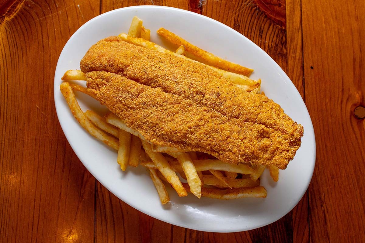 Order Kid's Fish food online from Boudreaux's Cajun Kitchen store, Houston on bringmethat.com