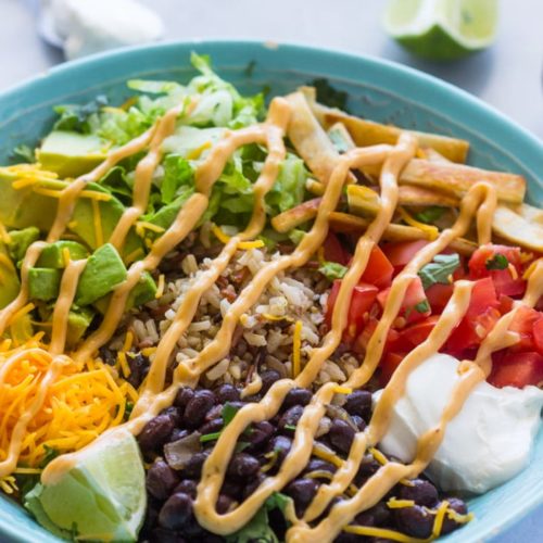 Order Mexican Rice Bowl  food online from Hummus & Guac store, Lyndhurst on bringmethat.com