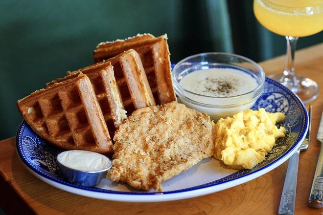 Order Breakfast Chicken & Waffles food online from Founding Farmers store, Providence on bringmethat.com