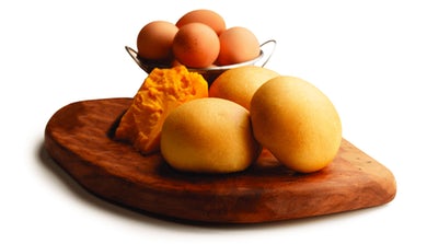 Order Egg & Cheese Kolache food online from Kolache Factory Research store, The Woodlands on bringmethat.com